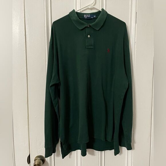 VINTAGE Polo Ralph Lauren long sleeve collar shirt - Picture 1 of 4